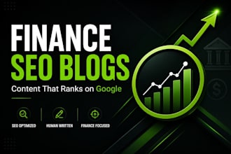 write finance SEO blog posts that rank on google