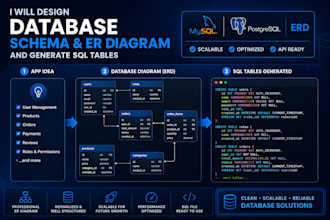 architect a scalable database schema for your web or saas application