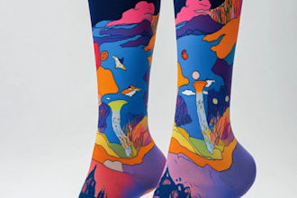 design custom and unique socks design