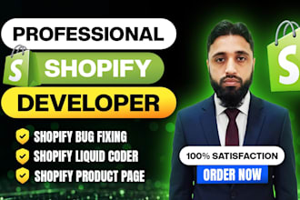 do shopify liquid and bug fixing as a shopify developer