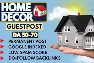 do home improvement, home decor guest post backlink on high da USA home blog