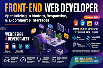 design a modern and responsive front end for your website