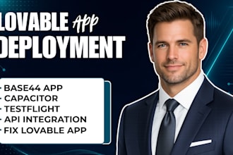 convert lovable base44 replit app to ios android capacitor testflight