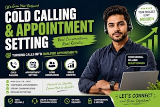 do cold calling and appointment setting