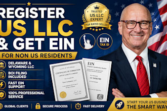 register your US llc get ein and file boi for non US residents