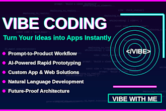 vibe coding expert  build apps and websites fast with ai cursor, replit, lovable