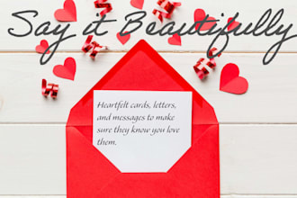 help you write a heartfelt birthday card, letter, or message