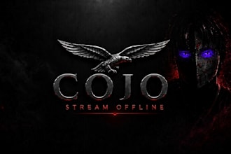 design dark premium gaming graphics for streamers