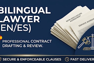 draft or review your service agreement, contract, or nda