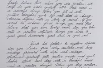 write beautiful handwritten notes  and assignments