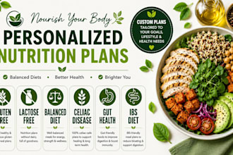 be your nutritionist and create gluten free diet plans