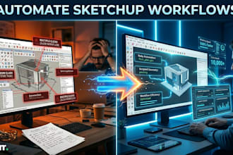 simplify and automate complex sketchup workflows
