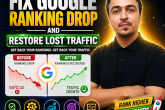 fix google ranking drop and restore website lost traffic