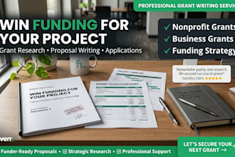 write grant proposals, research grants, and support grant applications