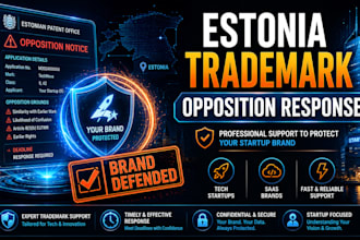 handle estonia trademark opposition response for tech startup brands