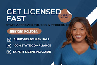 write georgia, fl state approved policy and procedure for home care, group home