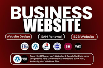 do government contract website, sam gov website, b2b website, rfp bid proposal