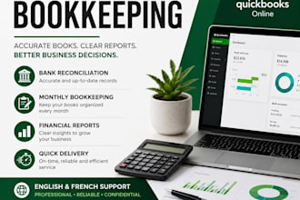 manage your monthly bookkeeping in quickbooks