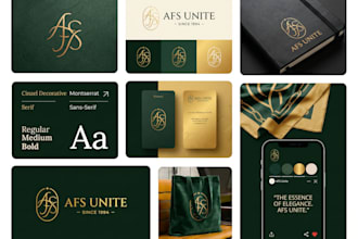 create custom luxury modern minimalist business logo design and branding