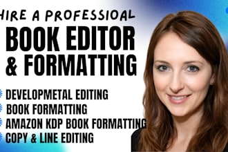 edit and format fiction, christian selfhelp, romance memoir book for amazon kdp