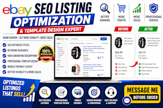 ebay SEO listing optimization and template design expert