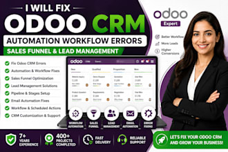 fix odoo crm automation workflow errors sales funnel and lead management