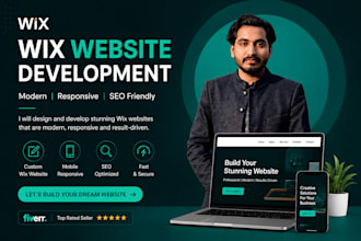 design or redesign wix websites, edit site and fix