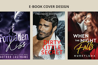 design erotic, couple, romance book cover, ebook design