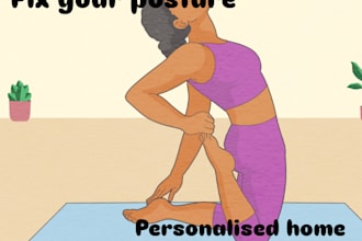 create a personalised posture and home exercise plan