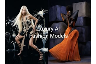 create realistic luxury ai fashion models for branding, campaign
