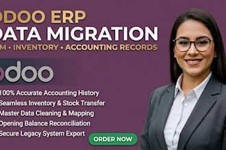 migrate data to odoo crm erp inventory accounting and accounting records system