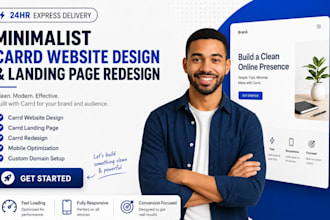 carrd minimalistic design carrd website carrd redesign carrd landing page