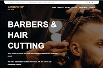 build a modern responsive website for your small business