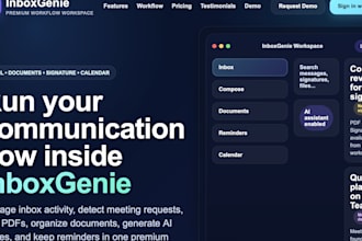 develop an ai productivity web app