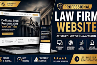law firm website lawyer website attorney website legal website wordpress website