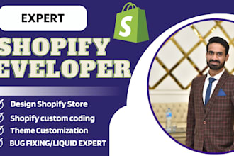 do the minimalistic custom liquid code in shopify as shopify developer