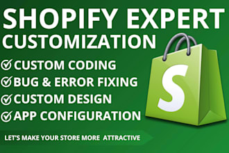 instantly resolve any shopify bug fix with shopify custom coding