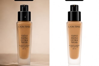 edit and retouch your product photos