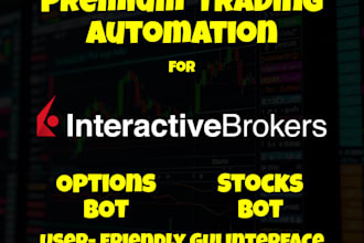 convert your strategy to python and connect to interactive brokers api