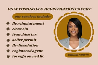 start your US llc wyoming, delaware, new mexico with ein, annual report filling