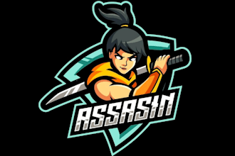 design wonderful assassin e sport mascot logo for your company