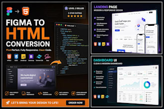 convert figma to html, figma landing page to html css and more