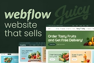 design a killer webflow website with 3d animations