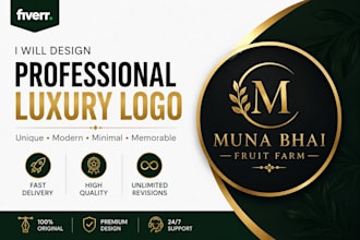 design professinal minimalist logo for your bussiness
