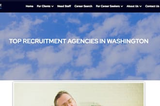 build recruitment website for recruiters and job placement agencies