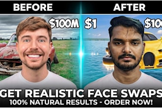 do realistic ai face swap photo editing professionally