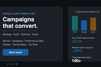 create and optimize advertising campaigns for google ads