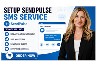 setup sendpulse SMS service sendpulse automation sendpulse text blast