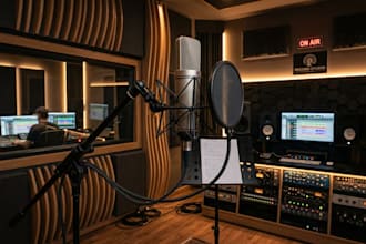 record a professional voice over male in albanian