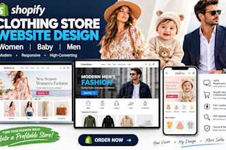 design women clothing website men fashion store kids clothing baby shopify store